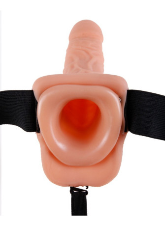 9" Hollow Strap-on with Balls